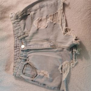 Seeing size small light blue shorts